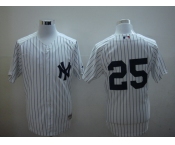 mlb new york yankees #25 teixeira white(2010)