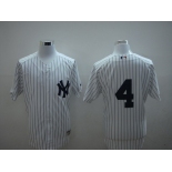 mlb new york yankees #4 lou gehrig white(2010)