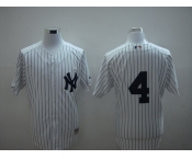 mlb new york yankees #4 lou gehrig white(2010)