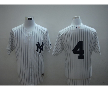 mlb new york yankees #4 lou gehrig white(2010)