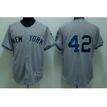 mlb new york yankees #42 rivera grey(2010)