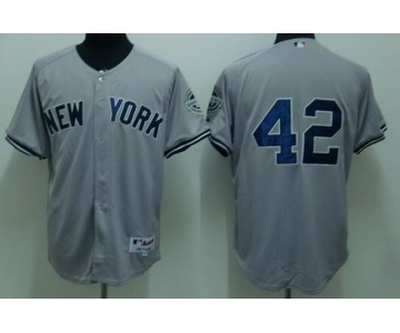 mlb new york yankees #42 rivera grey(2010)