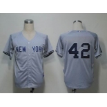 mlb new york yankees #42 rivera grey(cool base)