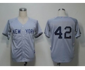 mlb new york yankees #42 rivera grey(cool base)