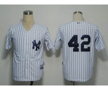 mlb new york yankees #42 rivera white[black stripe]