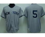 mlb new york yankees #5 dimaggio grey(2009 logo)