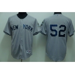 mlb new york yankees #52 sabathia grey(2009 logo)