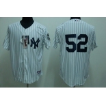 mlb new york yankees #52 sabathia white(2009 logo)