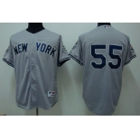 mlb new york yankees #55 matsui grey(2009 logo)