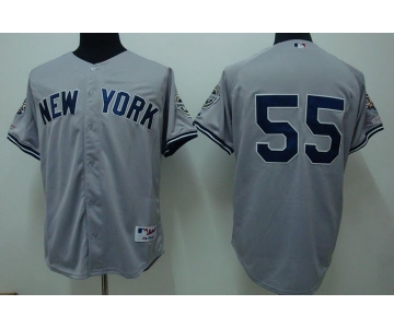 mlb new york yankees #55 matsui grey(2009 logo)