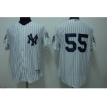 mlb new york yankees #55 matsui white(2009 logo)