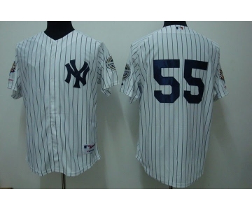 mlb new york yankees #55 matsui white(2009 logo)