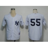 mlb new york yankees #55 matsui white[black stripe]