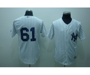 mlb new york yankees #61 park white