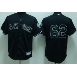 mlb new york yankees #62 chamberlain black(2009 logo)