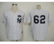 mlb new york yankees #62 chamberlain white(black strip)[gms]