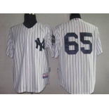 mlb new york yankees #65 mickey mantle white