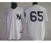 mlb new york yankees #65 mickey mantle white