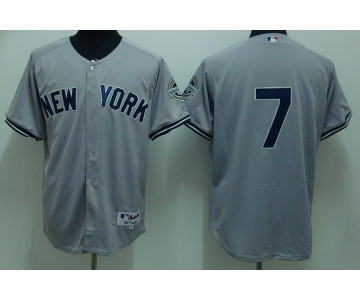 mlb new york yankees #7 mantle grey(2009 logo)