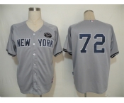 mlb new york yankees #72 dellin betances grey[gms]