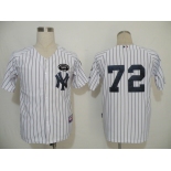 mlb new york yankees #72 dellin betances white(black strip)[gms]