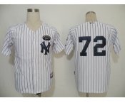 mlb new york yankees #72 dellin betances white(black strip)[gms]