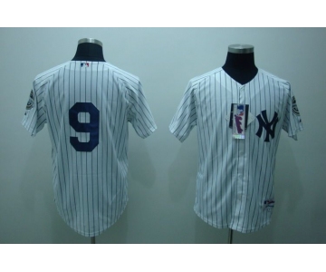 mlb new york yankees #9 maris white(2009 logo)