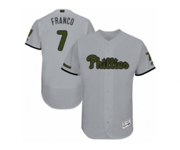 Men 2017 Memorial Day Philadelphia Phillies #7 Maikel Franco Flex Base Jersey