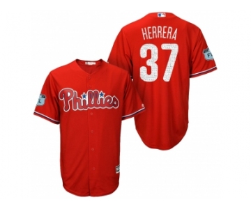 Men's Philadelphia Phillies #37 Odubel Herrera 2017 Spring Training Cool Base Stitched MLB Jersey