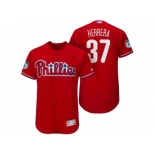 Men's Philadelphia Phillies #37 Odubel Herrera 2017 Spring Training Flex Base Authentic Collection Stitched Baseball Jersey