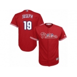 Philadelphia Phillies #19 Tommy Joseph Replica Red Alternate Cool Base MLB Jersey