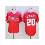 Philadelphia Phillies #20 Mike Schmidt Red New Cool Base Stitched Baseball Jersey