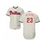 Philadelphia Phillies #23 Aaron Altherr Cream Flexbase Authentic Collection MLB Jersey