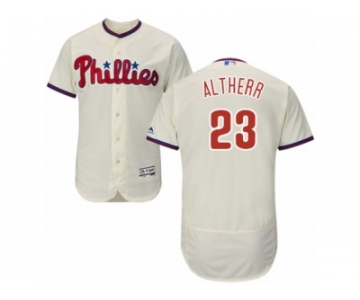 Philadelphia Phillies #23 Aaron Altherr Cream Flexbase Authentic Collection MLB Jersey