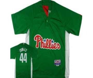 mlb Philadelphia Phillies #44 Oswalt Green