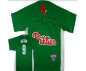 mlb Philadelphia Phillies #9 Brown Green