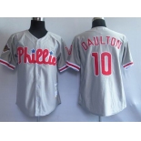 mlb jersey philadelphia phillies #10 daulton m&n grey