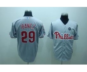 mlb jerseys philadelphia phillies #29 ibanez m&n grey