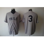 mlb jerseys philadelphia phillies #3 pence m&n grey 1942