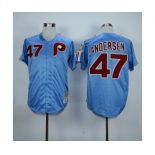 mlb jerseys philadelphia phillies #47 andersen blue[m&n]