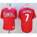 mlb jerseys philadelphia phillies #7 maikel franco red