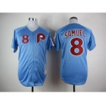 mlb jerseys philadelphia phillies #8 samuel blue[m&n][samuel]