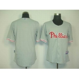 mlb jerseys philadelphia phillies blank grey