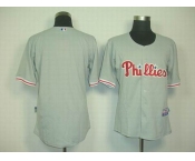 mlb jerseys philadelphia phillies blank grey