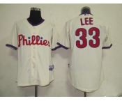 mlb jerseys philadephia phillis #33 lee cream