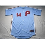 mlb philadelphia phillies #14 rose m&n lt.blue