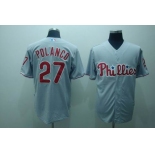 mlb philadelphia phillies #27 polanco grey(cool base)