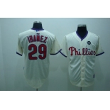 mlb philadelphia phillies #29 Ibanez 2008 world series cream