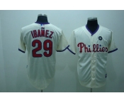 mlb philadelphia phillies #29 Ibanez 2008 world series cream