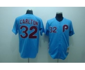 mlb philadelphia phillies #32 carlton m&n blue